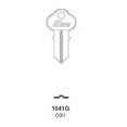 thumbnail image 2 of Kaba Ilco Corp. General Use Key 1041G Standard Key Nickel Finish - 10 Pack, 2 of 4