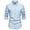 Light Blue, variant on Lovskoo 2024 Men's Business Dress Shirts Casual Fashion Turn-Down Collar Button Long Sleeve Shirt Blouse White