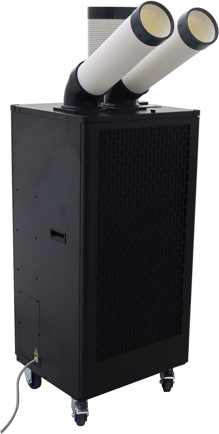 Industrial Mobile Air Conditioner Spot Cooler Cooling Aircon Two Outlets 220V