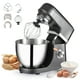 thumbnail image 1 of Batidora de pie Batidora de pie, 5QT 600W, batidora de masa para alimentos con cabezal inclinable de 6 velocidades, batidora eléctrica de cocina con tazón de acero inoxidable Abanopi Batidora de pie, 1 of 7