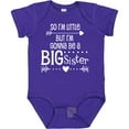 thumbnail image 3 of Inktastic So I'm Little, but I'm Gonna Be a Big Sister Girls Baby Bodysuit, 3 of 5