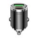 thumbnail image 1 of Cargador de coche USB tipo C dual de 100 W, adaptador de carga rápida para teléfonos y tabletas, diseño compacto e invisible, salida dual (Tipo C + USB-A), 1 of 5