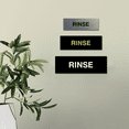 thumbnail image 4 of Basic Rinse Sign (Light Grey / Burgundy) - Large, 4 of 5