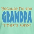 thumbnail image 3 of CafePress - Because I'm The Grandpa Dark T Shirt - Men's Classic Graphic Cotton T-Shirt, 3 of 4