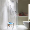 thumbnail image 3 of Costway Shower Bath Chair 6 Adjustable Height Bathtub Stool Bench Non-Slip Padded Seat, 3 of 10