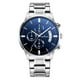 thumbnail image 1 of Reloj de pulsera para hombre, resistente al agua, deportivo, analógico, de cuarzo, de acero inoxidable, 1 of 6