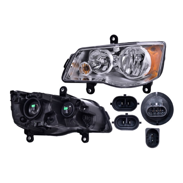 Faro DEPO Caravan 2011 A 2015 Dodge Izquierdo Manual P/Halog