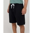 thumbnail image 4 of Real Essentials 3 Pack: Men's Cotton 9" French Terry Casual Lounge Sweat Shorts with Pockets (Available In Big & Tall), 4 of 7