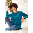 thumbnail image 4 of Woman Within Plus Size Plush Velour Tunic Sweatshirt, 4 of 4