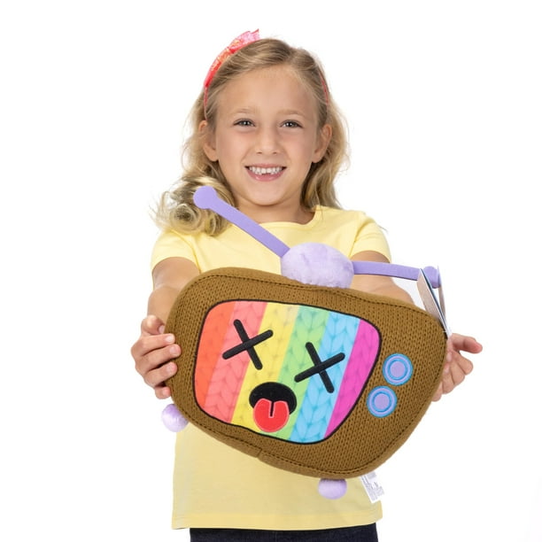 Peluche Ami Amis Jumbo Telly, tejido a ganchillo, suave y acogedor, 25 cm