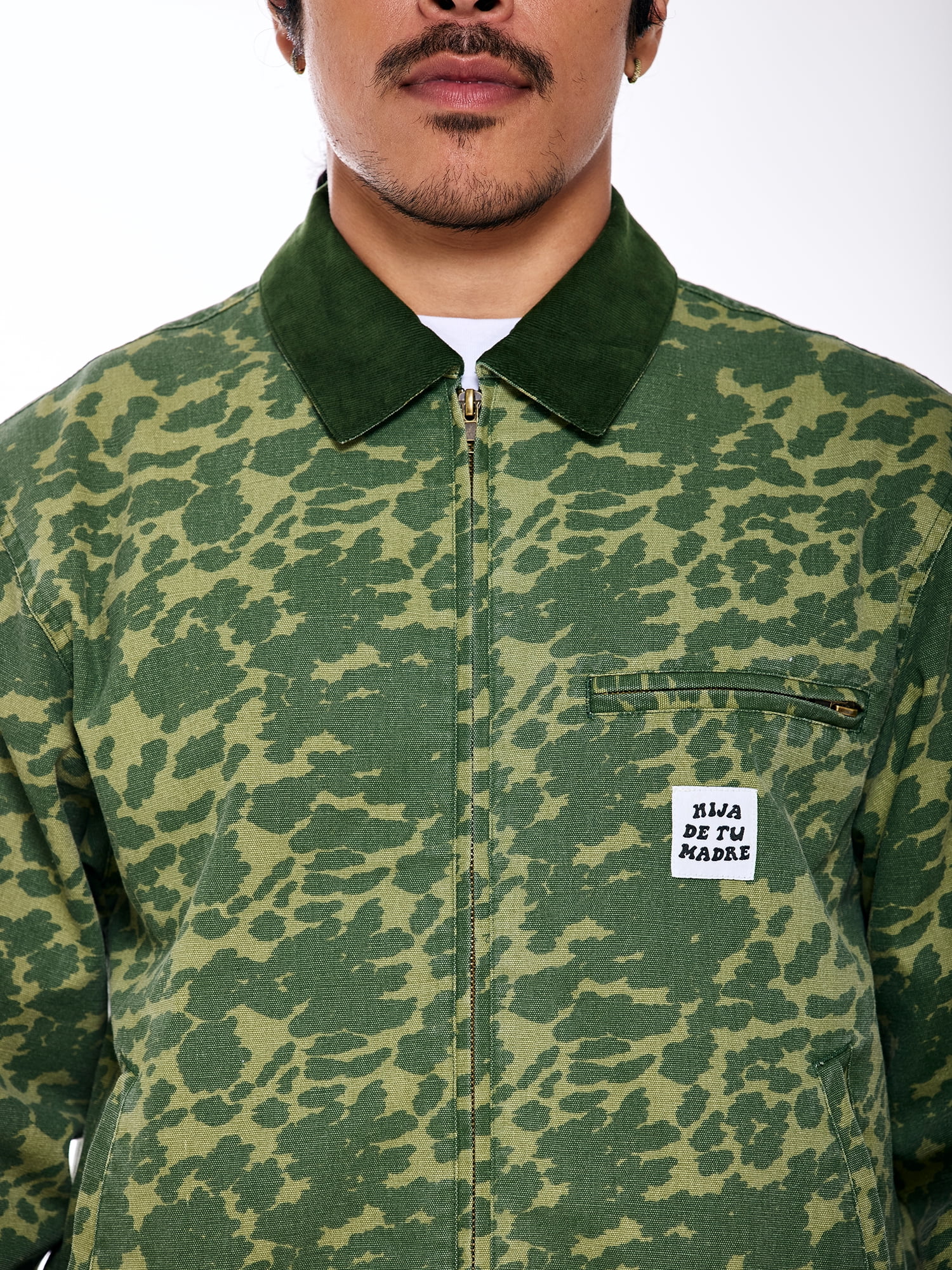 Hija De Tu Madre, Unisex Graphic Work Zip-Up Jacket, Sizes XS-3XL