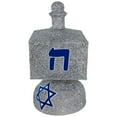 thumbnail image 4 of Northlight LED Lighted Hanukkah Dreidel Outdoor Decoration - 37" - Clear Lights - Silver, 4 of 7