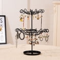 thumbnail image 1 of UPGRATOR 1Pack Black 2 Tier Jewelry Stand for Efficient Jewelry Storage, 1 of 7