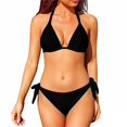 thumbnail image 2 of MSJUHEG Women's Tankini Womans Bathing Suit Floral Bikini Set Full Coverage Bikini Bikini Sets for Women Womens Bikini Swimsuits Womens Bathing Suit Tops Two Piece Swimsuit Black L, 2 of 6