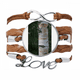 thumbnail image 1 of Brown Paper trunk Pulsera de cuero Negro trenzado pulsera de cuerda de amor Unbranded M, 1 of 3