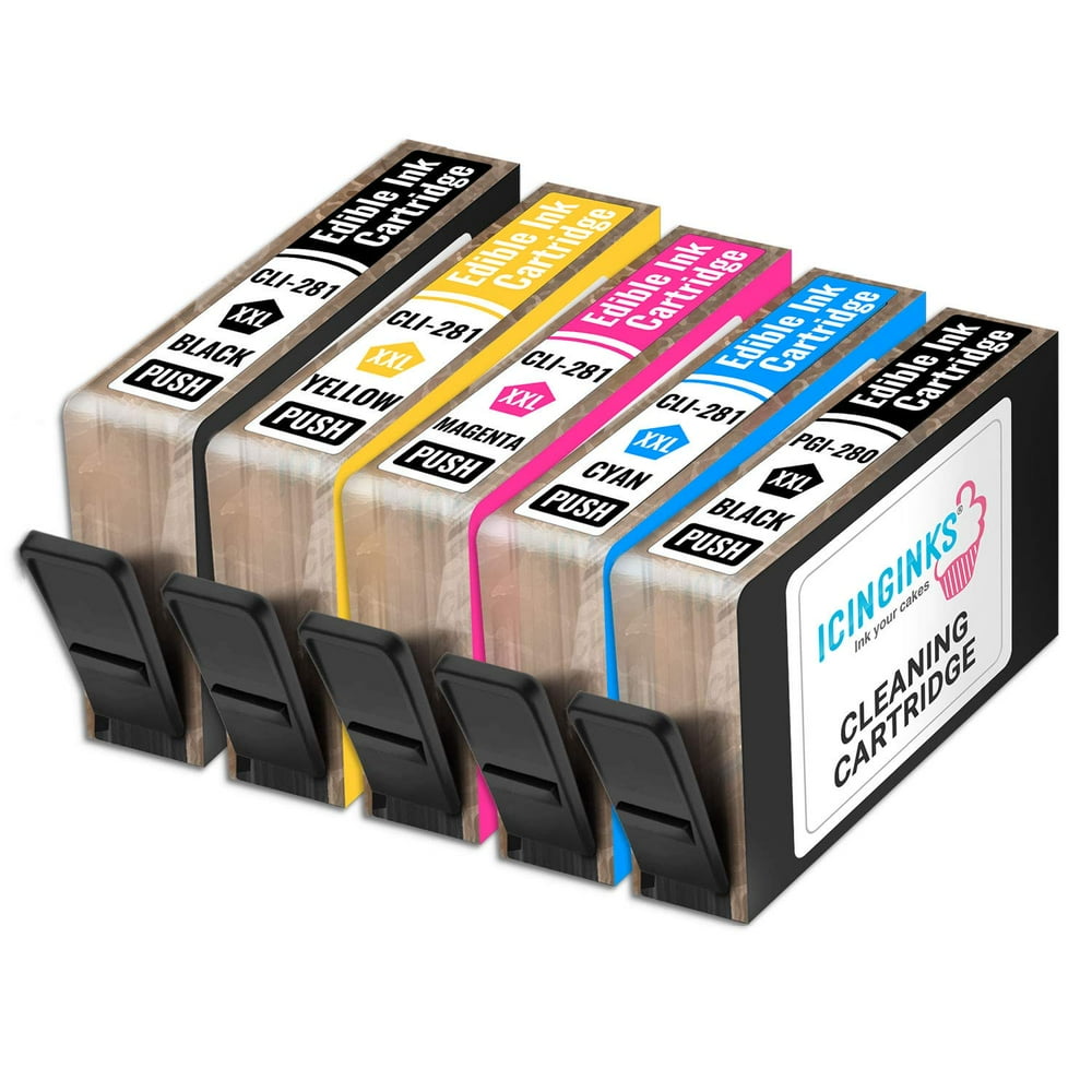 Icinginks Edible Ink Cleaning Cartridges Combo Pack for Edible Image