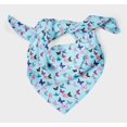 thumbnail image 3 of Bimba Green Artistic Pure Silk Printed Head Bandanas Summer Neck Wrap Scarf 40 x 80 Inches, 3 of 6