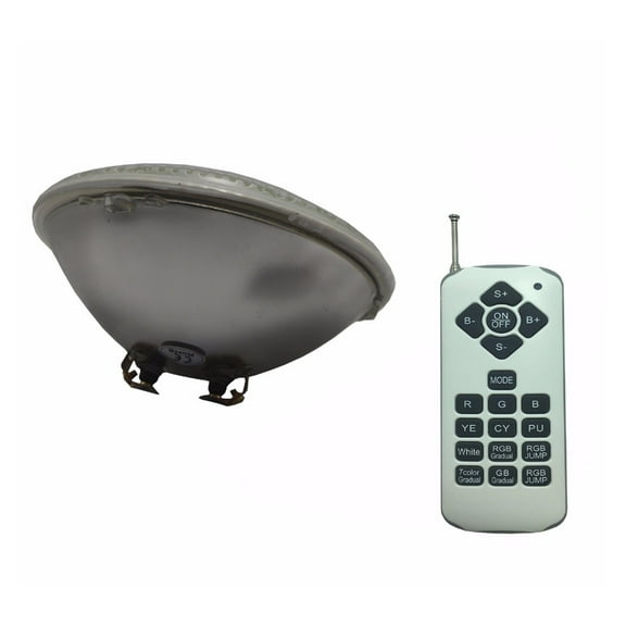 RGB Pool Lights 12V 60W 72W PAR56 LED Swimming Spotlight IP 68 Underwater Light With Remote Control Warm White ,High Bright