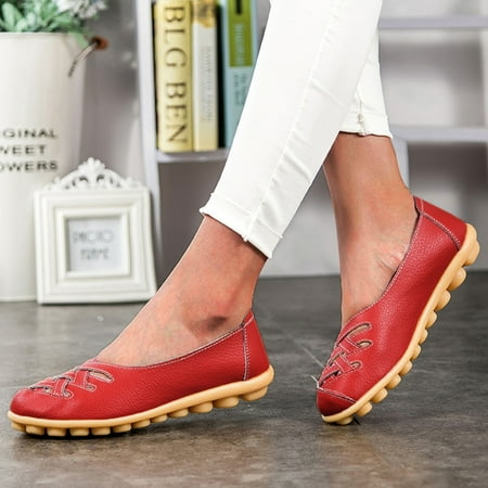 

Feiboyy Slip On Women Comfort Walking Flat Loafers Casual Shoes Driving Loafers Walking Shoes For Women