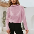 thumbnail image 2 of EDFBUYKRS Female Sweaters Women Soft Knit Poncho Sweater Pullover Cardigan Lightweight Wrap Topper for All Season Fall Sweater L, 2 of 4