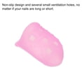 thumbnail image 4 of Uxcell Finger Tips Anti Slip Fingertip Protector, 20 Pack 30mm Silicone Finger Guard, Pink, 4 of 6