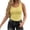 Yellow, variant on Women's Ribbed Tank Tops Knit Slim Fitted Casual Tops Sleeveless Basic Tee Tanks Casual Summer Clothes (Dark Gray XL)