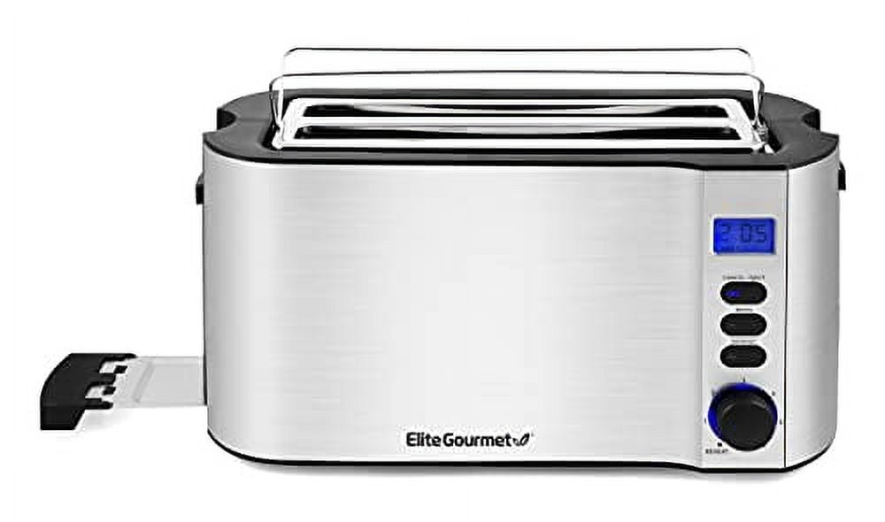 Elite Maxi-Matic Stainless Steel 4 Slice Long Slot Toaster, 1 ct