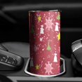 thumbnail image 3 of 20oz Red Christmas Snowflake Tree and Star Pattern Skinny Tumblers Stainless Steel Tumbler with Lid and Straw,Vacuum Insulated Double Wall Travel Tumbler Cups with Cleaning Brush for Coffee,Tea, 3 of 6