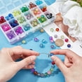 thumbnail image 2 of Glass Beads 18 Colors 10mm Beads 270pcs with Scissors Elastic Thread Beading Needles for Necklace Bracelet Earring Jewelry Making, 2 of 9