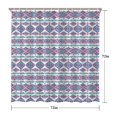 thumbnail image 4 of Waterproof Bohemian Shower Curtain 72x72 Inch Boho Style Polyester Unique Shower Curtain for Bathroom Hotel Home Decor with 12 Plastic Hooks, 4 of 4