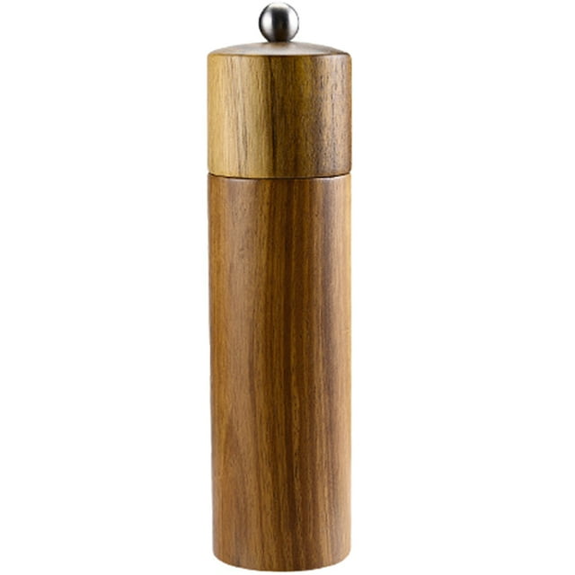 Salt and Pepper Grinder Pepper Mill Grinder Pepper Grinders Salt Mill with Adjustable Ceramic Rotor- Wooden Pepper Grinder -Salt Grinder and Pepper Mill