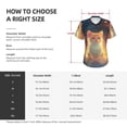 thumbnail image 4 of Vsdgher Starry Sky Constellation Cat Women Shirts V Neck Short Sleeve Tops T-Shirt Basic Tees, S to 3XLMedium, 4 of 5