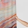 thumbnail image 3 of Fenyluxe  Orange Marble Shower Curtain, Peach Abstract Fabric Shower Curtain for Bathroom Decor, Modern Standard Shower Curtain for Bathtub, Luxury Washable Coral Shower Curtain 36x72, 3 of 7