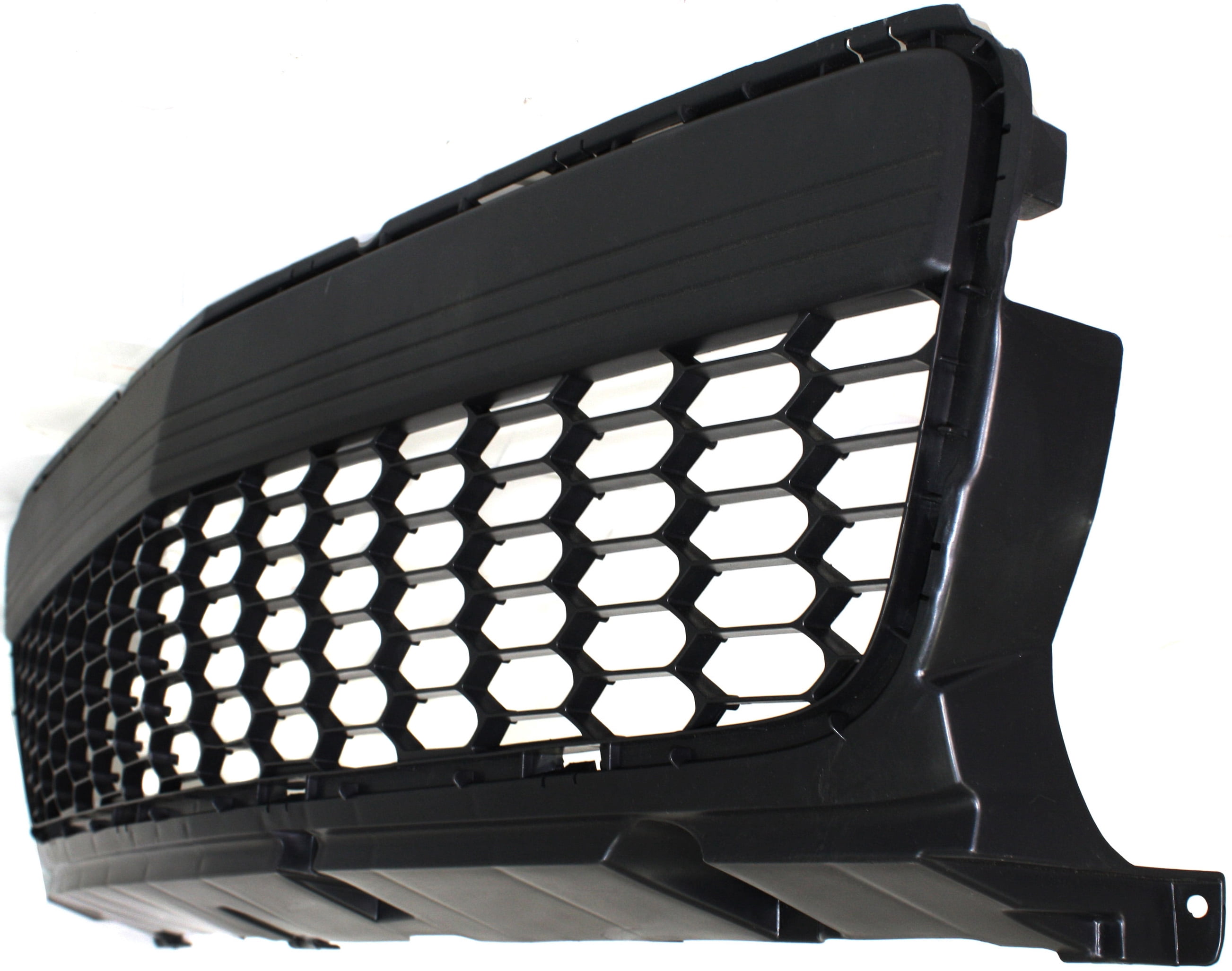 Bumper Grille Compatible With 2007-2009 Mazda 3 Front Textured Black
