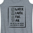 thumbnail image 3 of Avatar - The Last Airbender - Elements Harmony - Women's Racerback Tank Top, 3 of 5