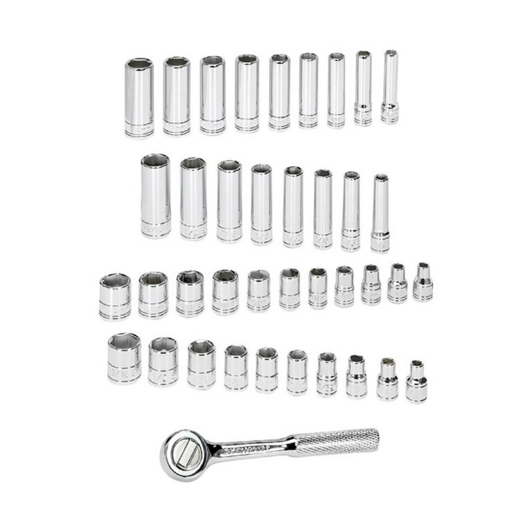 【sskd39】4 SK Professional Tools 1/4 In. Drive Metric And Sae 6 Point