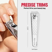 PR REV Mini Nail Clipper, Nail Care Tools, Curved Blade for Trimming & Grooming, Easy to Use (Pack of 1)