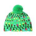thumbnail image 2 of Qarigey 2021 Decoraciones de Año Nuevo LED Gorro de Navidad Suéter Gorro de Punto Navidad Sombreros Canalización navideña LED, 2 of 6