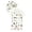 Z21-White, variant on LRen Boys Swimwear Piece Toddler Baby Swimsuits Front Zip Long Sleeve Rashguard Sun Swim Trunks With UPF 50