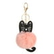 thumbnail image 5 of Sonducket Llavero con bola de pelo de conejo artificial, y regalo para otros, llavero con bola de piel, color rosa rosa 2Conjunto, 5 of 6