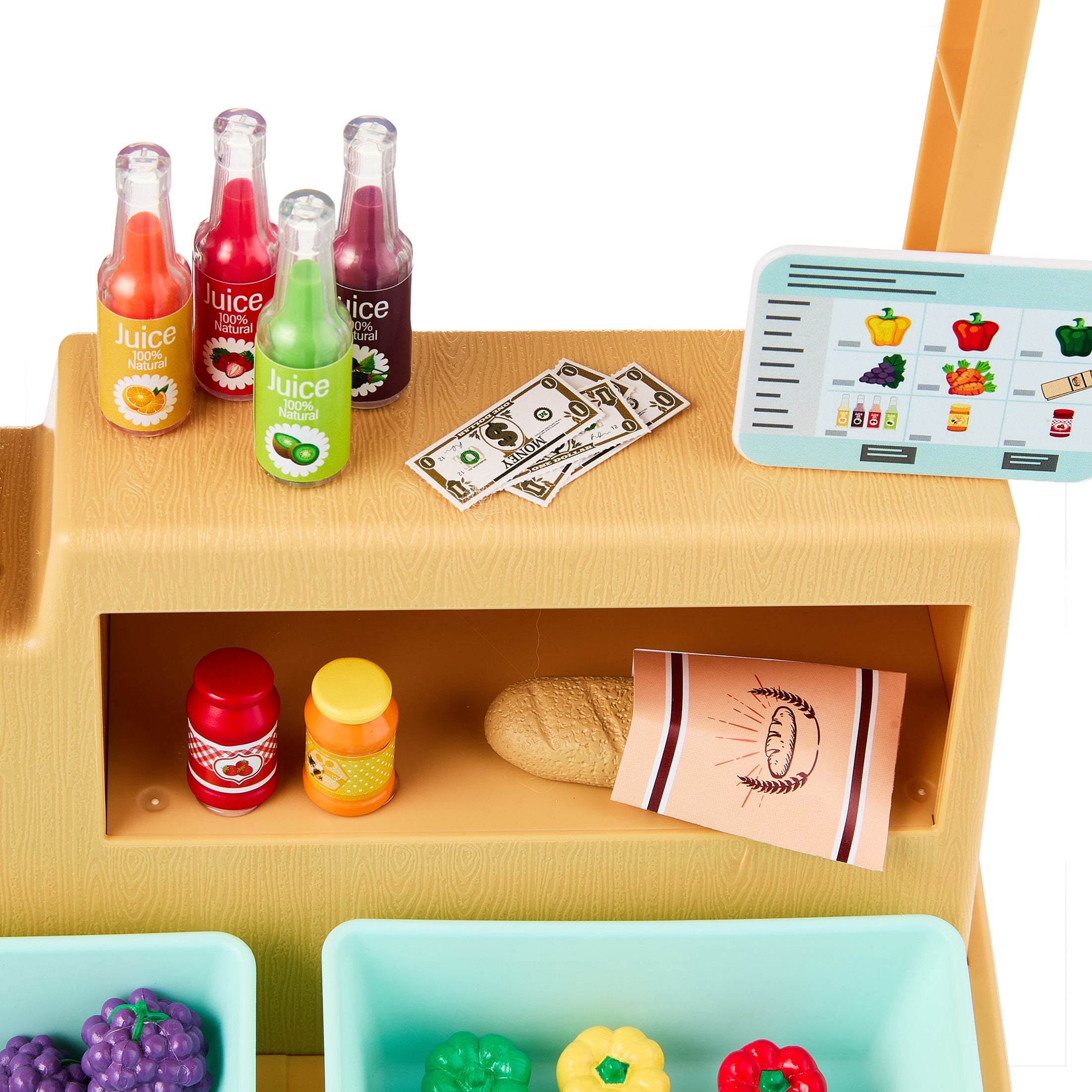 My Life As Farmer's Market Stand Doll Play Set for 18-inch Dolls, 22 Pieces