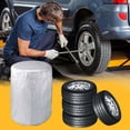 thumbnail image 4 of Universal Tyre Cover,Tyre Protective Cover,Car Tyre Bag,Tyre Protection, Silver, 4 of 5