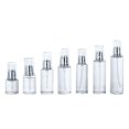 thumbnail image 3 of 3Pcs Empty Pump Cosmetic Bottles Essential Oil Bottle Empty Bottles Portable Pump Bottle (Silver and White 30ml), 3 of 3
