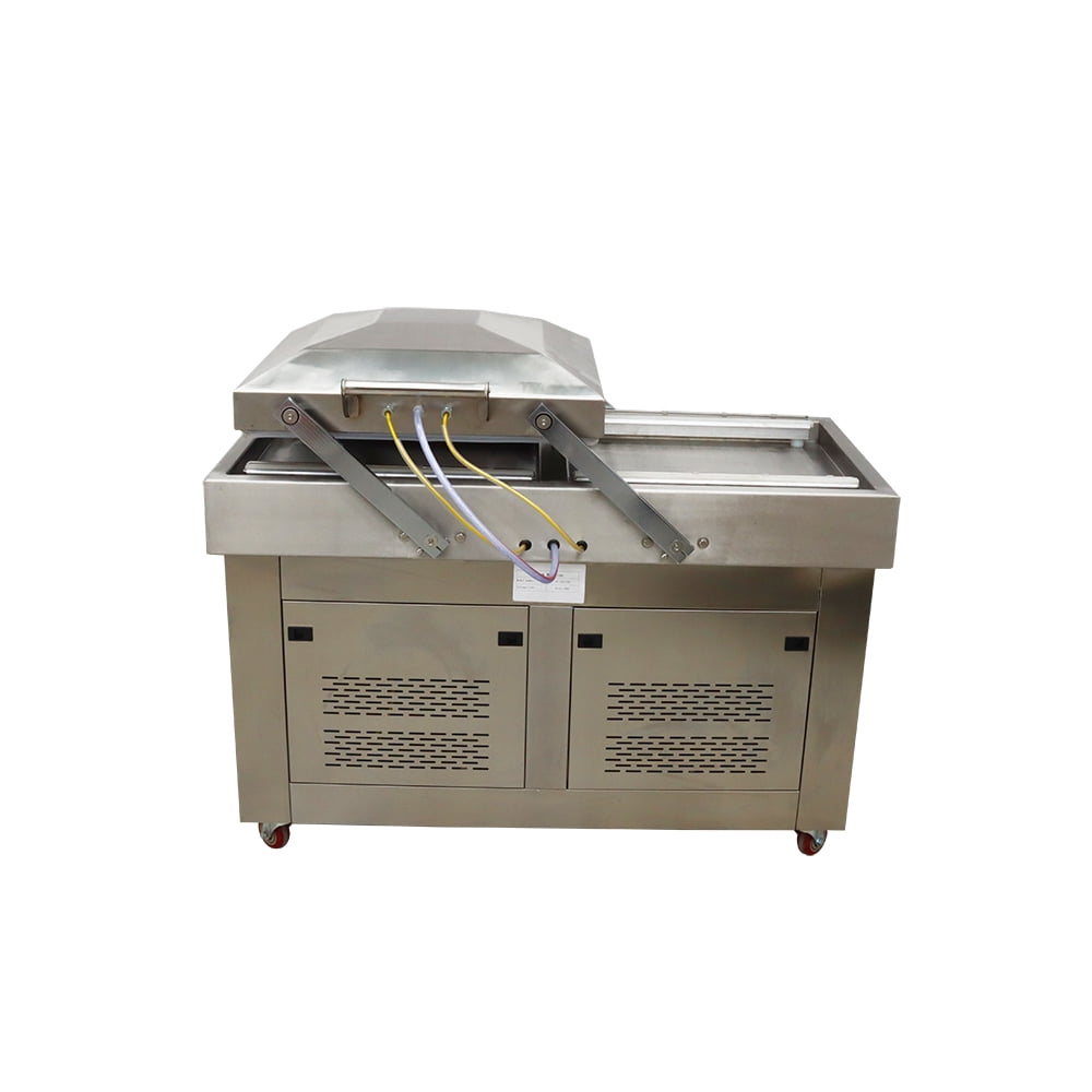 TECHTONGDA Two Chamber Vacuum Packaging Machine Stainless Steel Food Vacuum Sealer DZ-500/2SB 110V