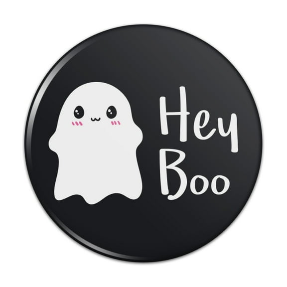 Hey Boo Cute Kawaii Ghost Pinback Button Pin