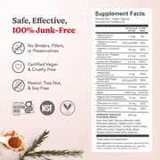 HAIRtamin Advanced Formula Supplement for Hair Health – With Biotin, Vitamins & Antioxidants – 100% Vegan, 1-Month Supply – For Women & Men