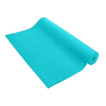 Pure Fitness Yoga Mat, 3mm, Teal