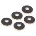 thumbnail image 5 of Wool Felt Polishing Discs 115 Mm Set Of 5 For For Metal Marble Furniture Car Wax Engineered For No Rotation Marks, 5 of 9