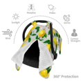 thumbnail image 3 of Car Seat Cover Baby - Lemon1 Breathable Infant Car Seat Cover for Baby Carseat, Lightweight Comfort Baby Essentials Must Haves Newborn Stuff for Girl Boy, 3 of 7