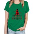 thumbnail image 1 of Fiudx Ofertas Del Día Camiseta Informal de Manga Corta con Cuello Redondo y Estampado Informal a La Moda para Mujer, 1 of 2